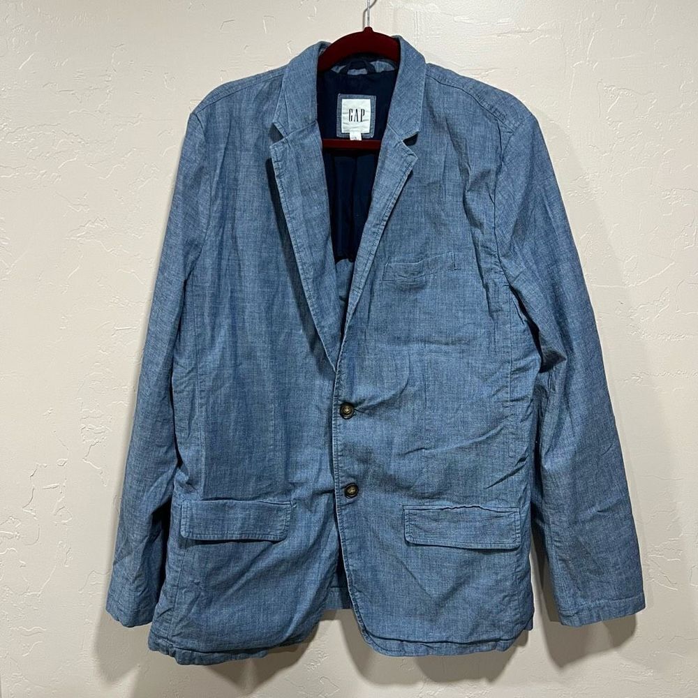 Gap Casual Classic Blazer in Chambray